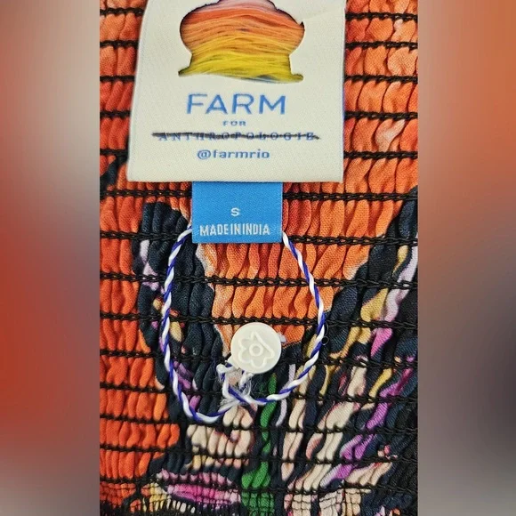 Farm Rio Halter Cover-Up Maxi Dress NWOT - Picture 7 of 7